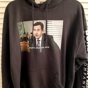 Hoodie: The Office, black size L “ that’s what she said“